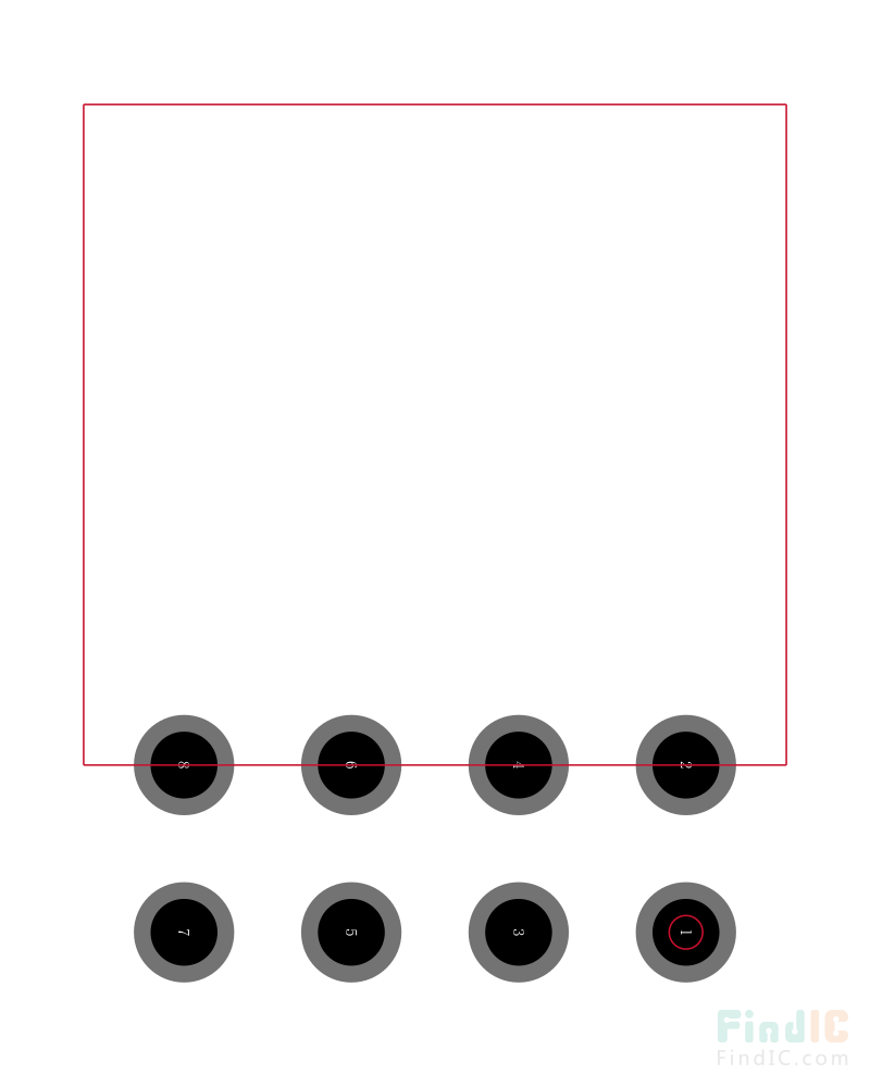 SSQ-104-02-F-D-RA-LL封装焊盘图