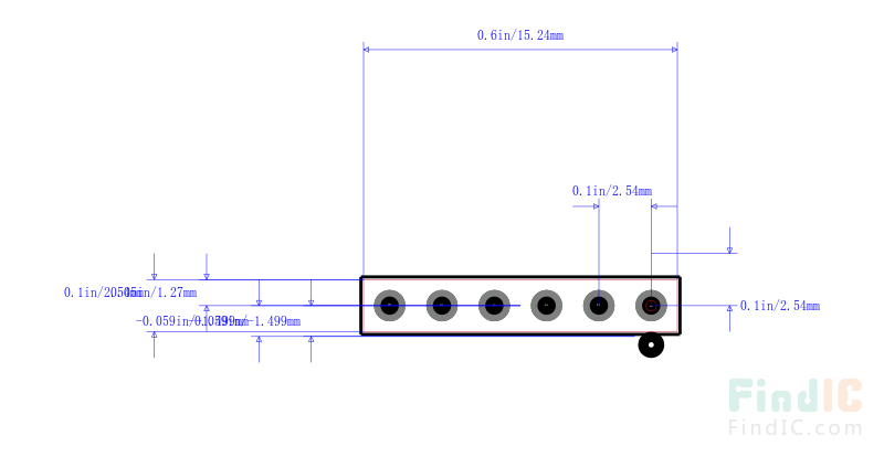 TLW-106-05-G-S-LL封装图