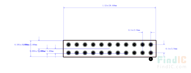 TSW-111-16-G-D封装图