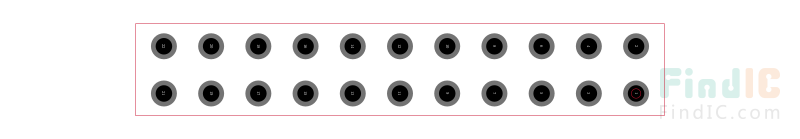 TSW-111-16-G-D封装焊盘图