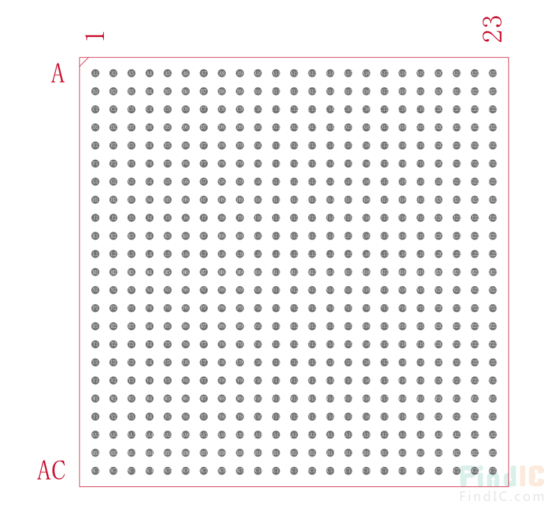 ADSP-SC589BBCZ-5B封装焊盘图