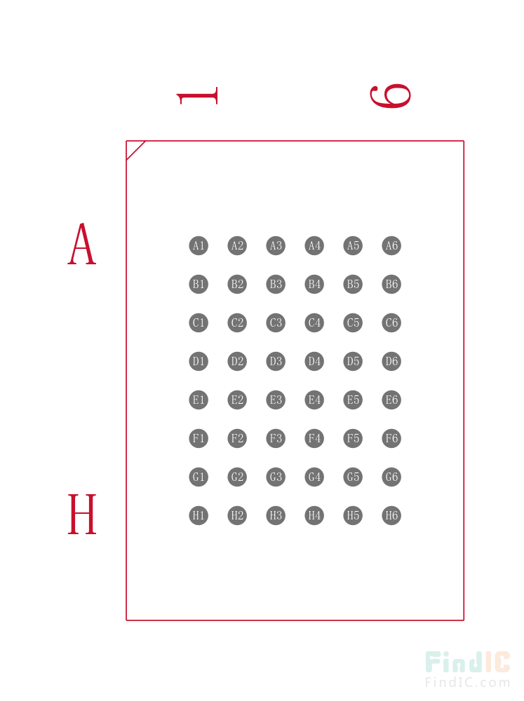 AT49BV6416CT-70CI封装焊盘图