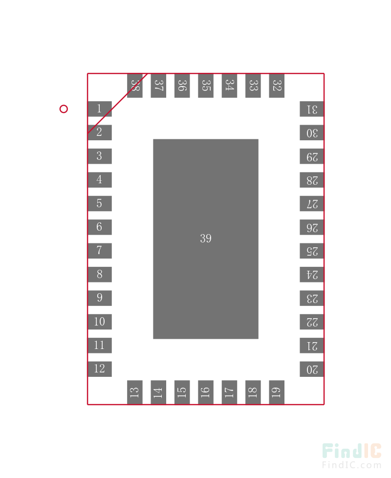 BUF18830AIRGFR封装焊盘图