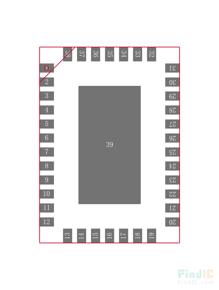 BUF18830AIRGFT封装焊盘图