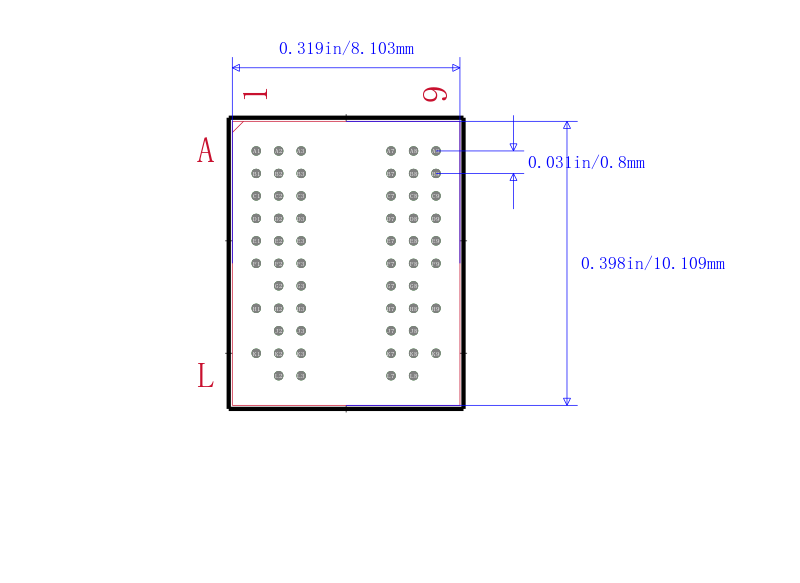 AS4C64M8D2-25BIN封装图