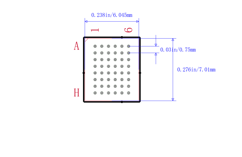 AS6C4016A-45BIN封装图