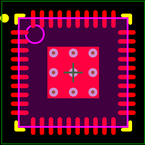 ADCLK954BCPZ封装焊盘图