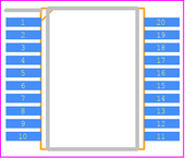 ADE7753ARSZRL封装焊盘图