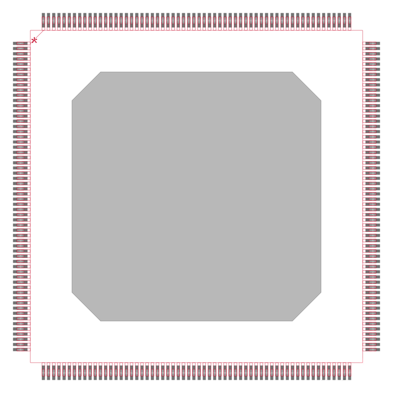 ADSP-21060LKSZ-160封装焊盘图