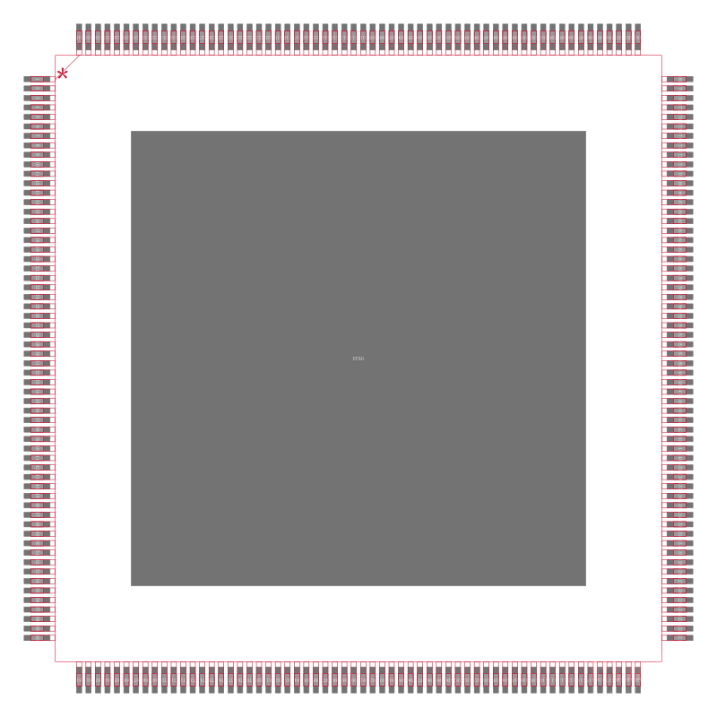 ADSP-21062LCS-160封装焊盘图