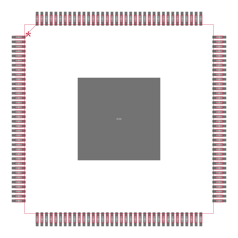 ADSP-21363KSWZ-1AA封装焊盘图