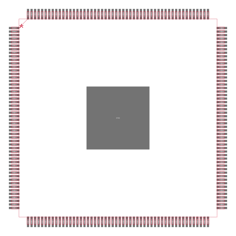 ADSP-21375KSWZ-2B封装焊盘图