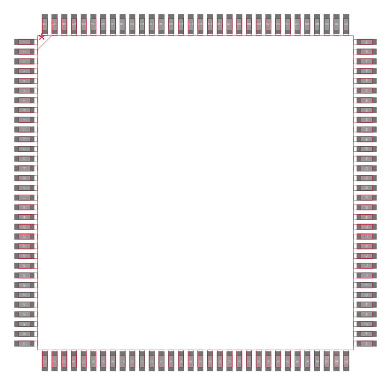 ADSP-2181BSZ-133封装焊盘图