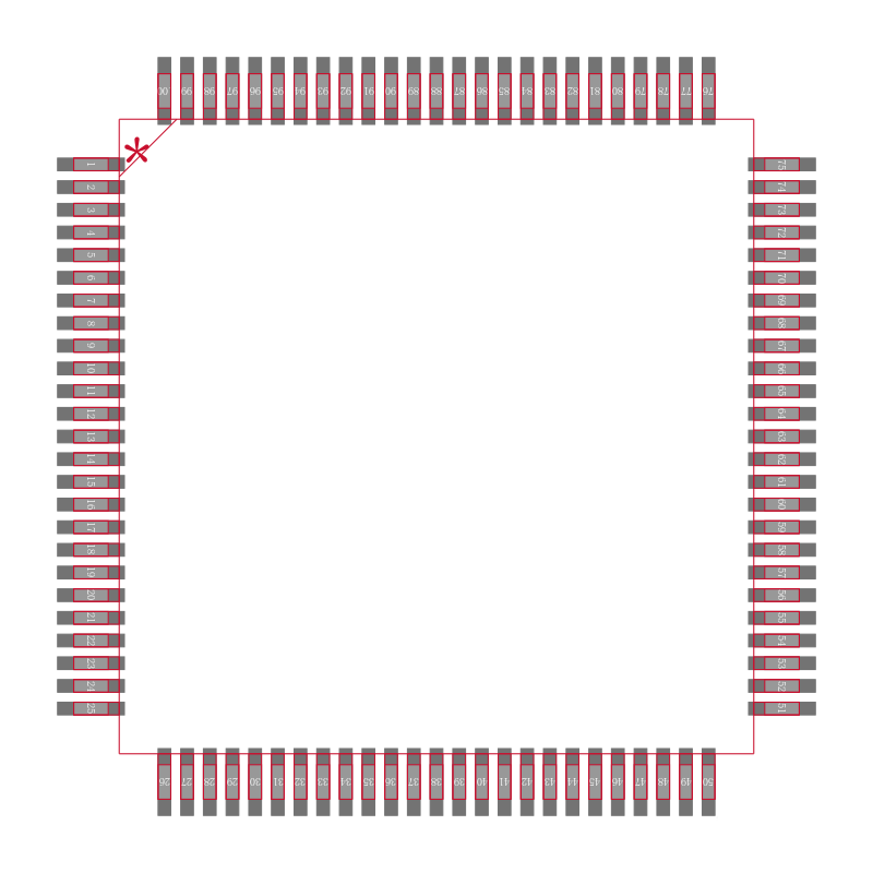 ADSP-2185NKSTZ-320封装焊盘图