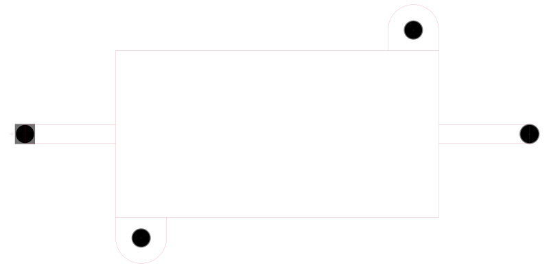 AHA10BFB-12R封装焊盘图