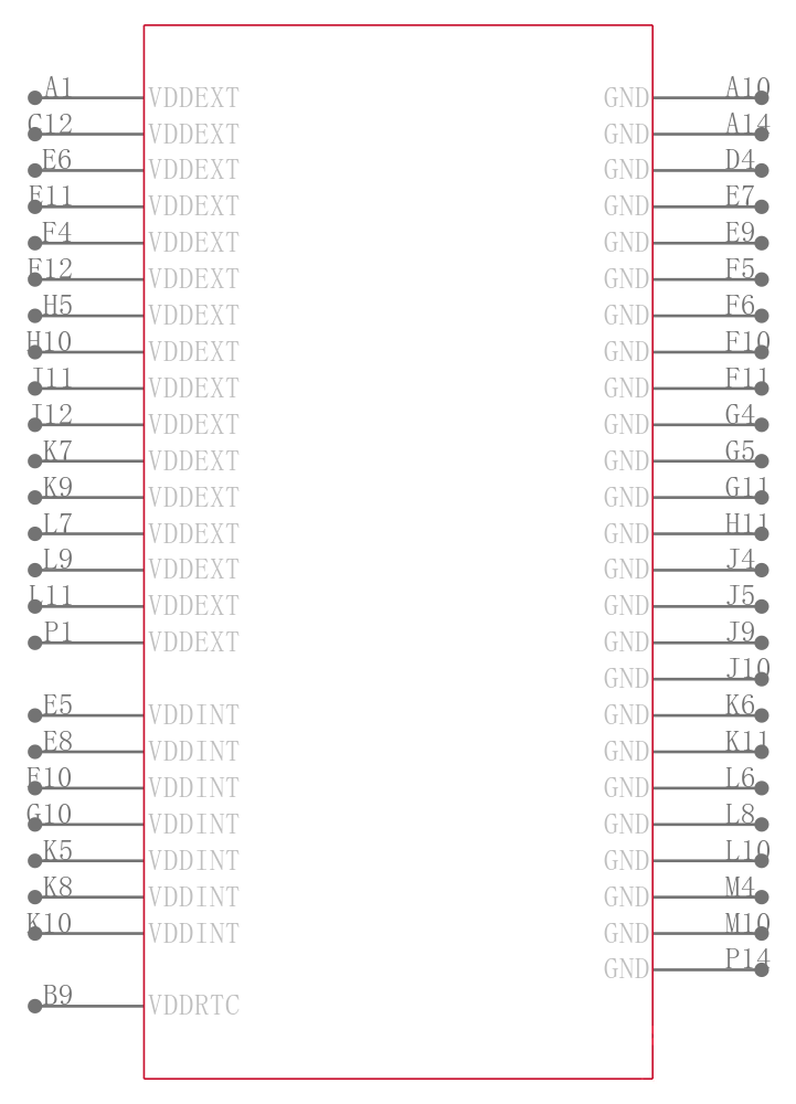 ADSP-BF537KBCZ-6AV引脚图