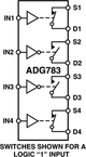 ADG783BCPZ电路图