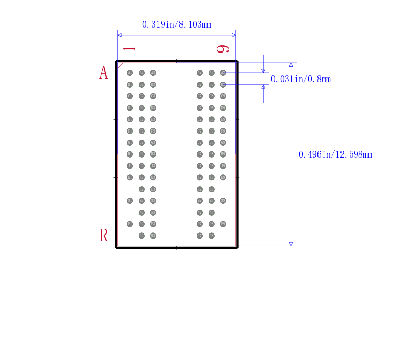 AS4C32M16D2-25BIN封装图