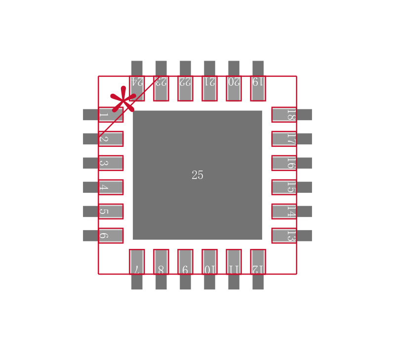 ADD5211ACPZ-R7封装焊盘图