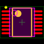 ADG1204YRUZ封装焊盘图