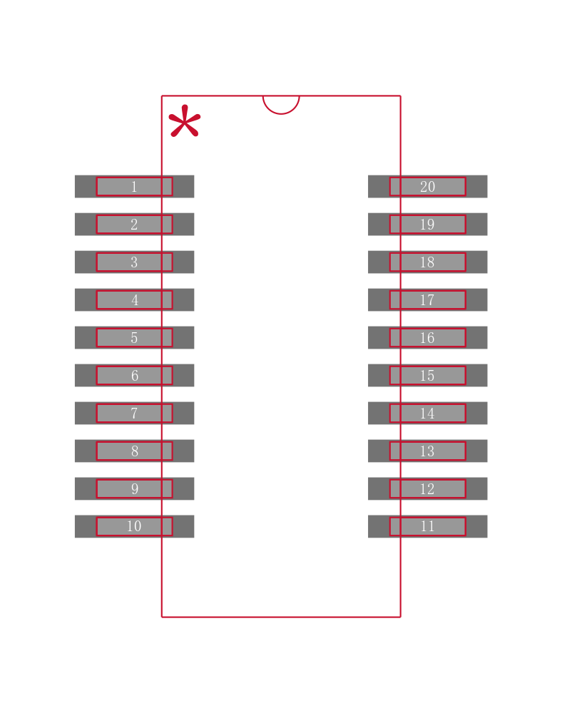 ADM1186-1ARQZ封装焊盘图