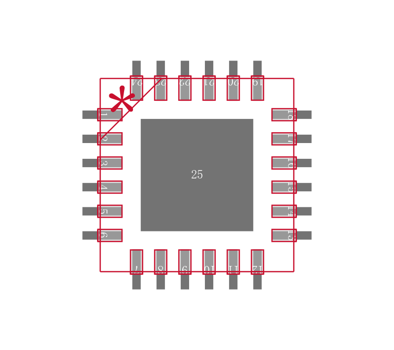 ADP5520ACPZ-R7封装焊盘图