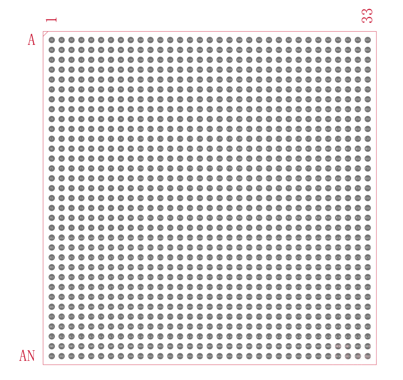 AM5K2E04XABDA4封装焊盘图