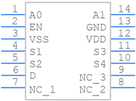 ADG1604BRUZ-REEL7引脚图