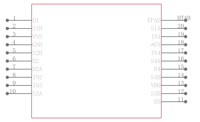 ADG5434BCPZ-REEL7引脚图