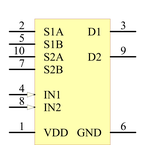 ADG884BRMZ-REEL7引脚图