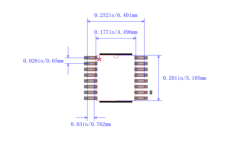 AD5242BRUZ1M-REEL7封装图