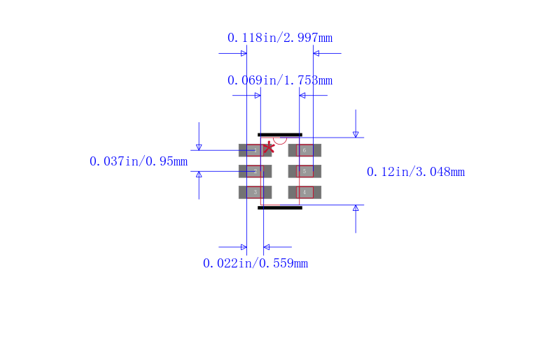 ADS1100A6IDBVT封装图