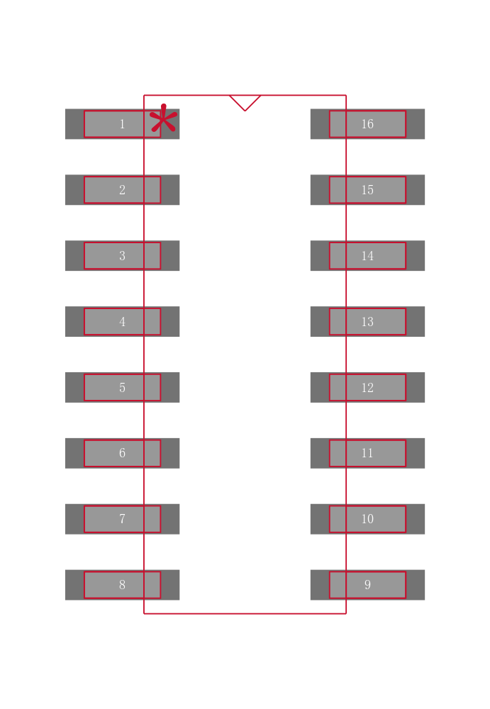 AD71056ARZ-RL封装焊盘图