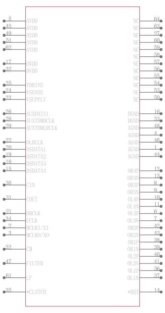AD1933WBSTZ引脚图