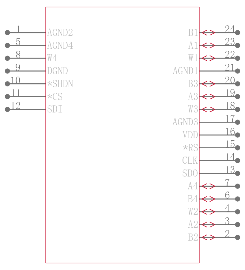 AD5203ARZ10引脚图
