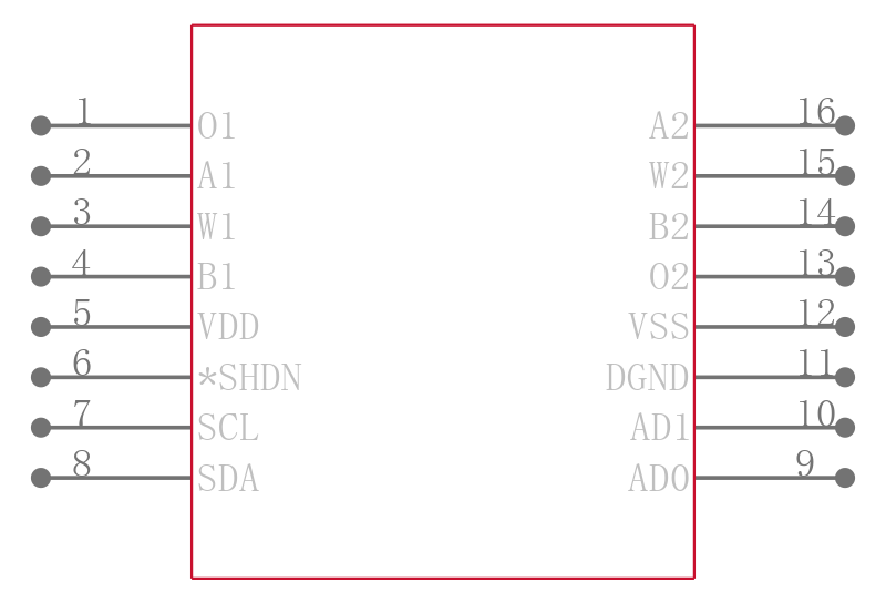 AD5242BR10-REEL7引脚图
