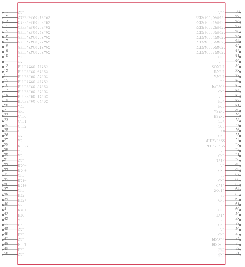 AD9882KST-100引脚图
