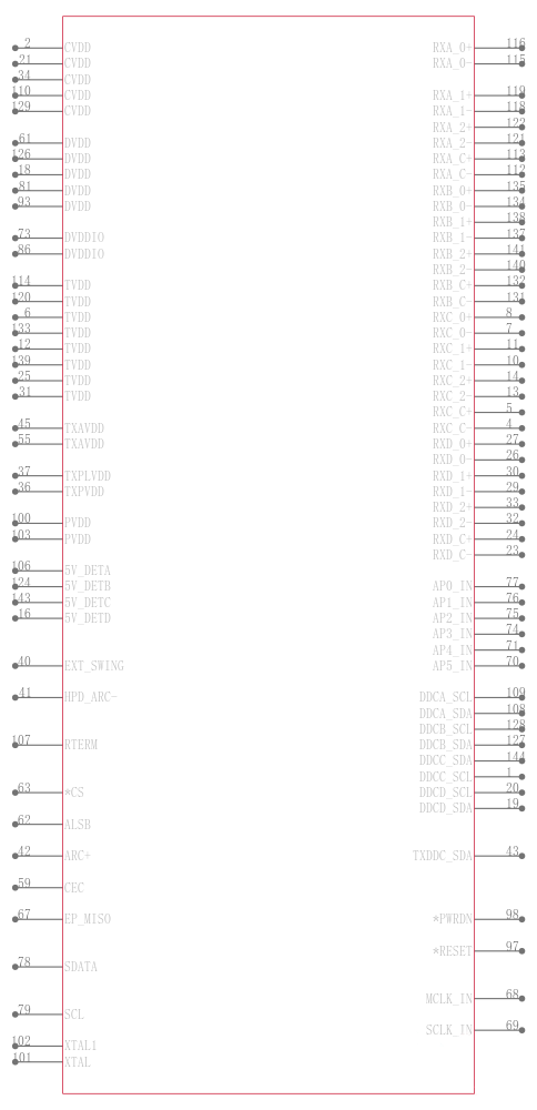 ADV7623BSTZ引脚图