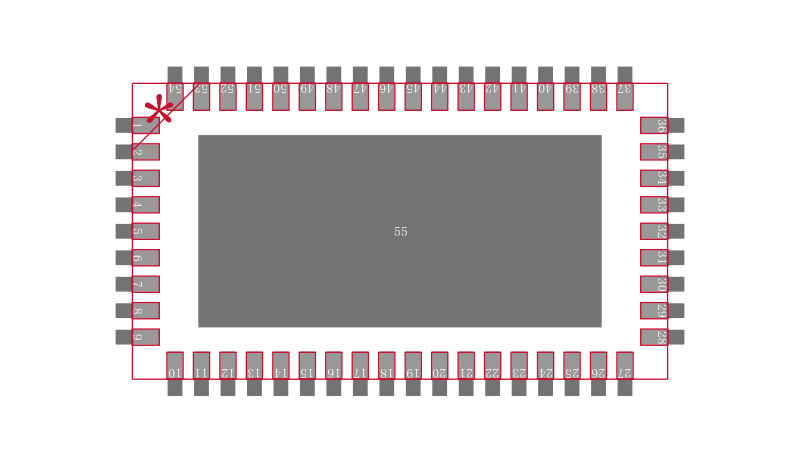 DS50PCI401SQE/NOPB封装焊盘图