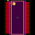 DS90C363BMTX/NOPB封装焊盘图