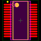 DS92LV1023EMQ/NOPB封装焊盘图