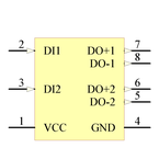 DS90LV027ATM/NOPB引脚图