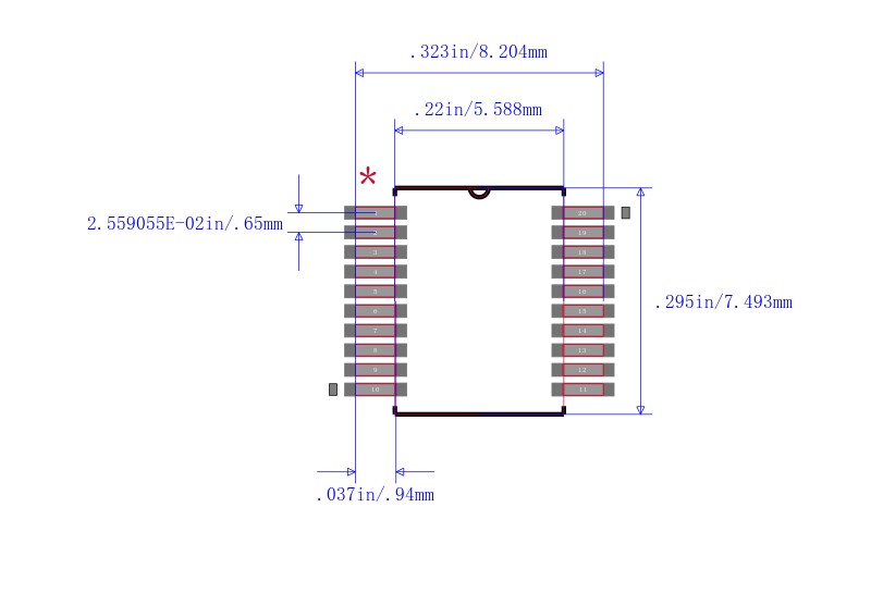 DAC7617EB封装图