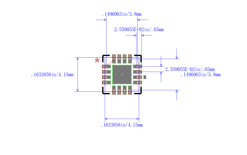 DRV8801RTYT封装图