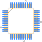 DAC5652MPFBREP封装焊盘图