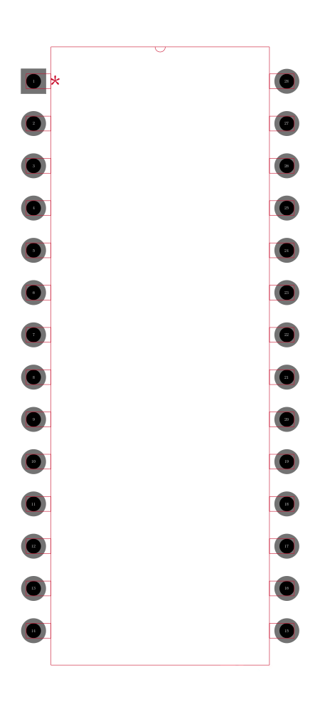 DAC811BH封装焊盘图
