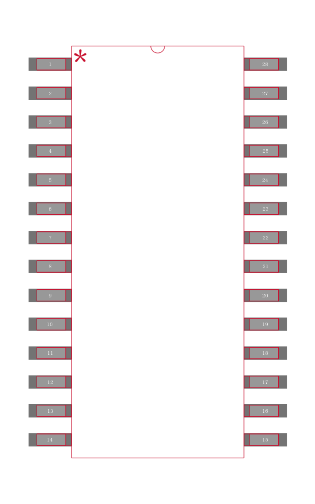 DDC112UG4封装焊盘图