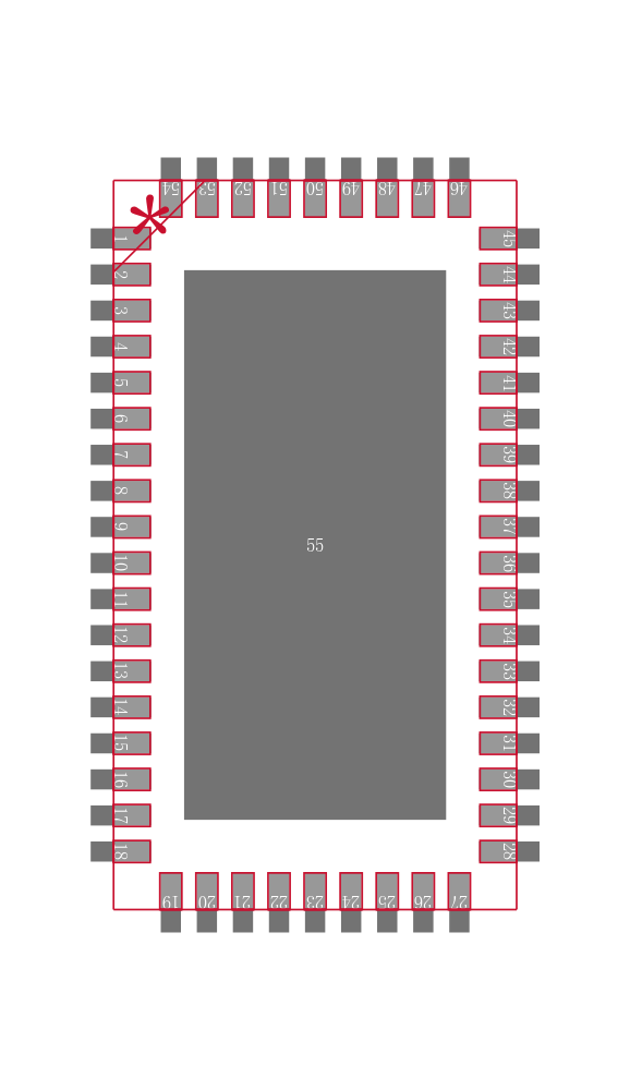 DS100KR401SQ/NOPB封装焊盘图