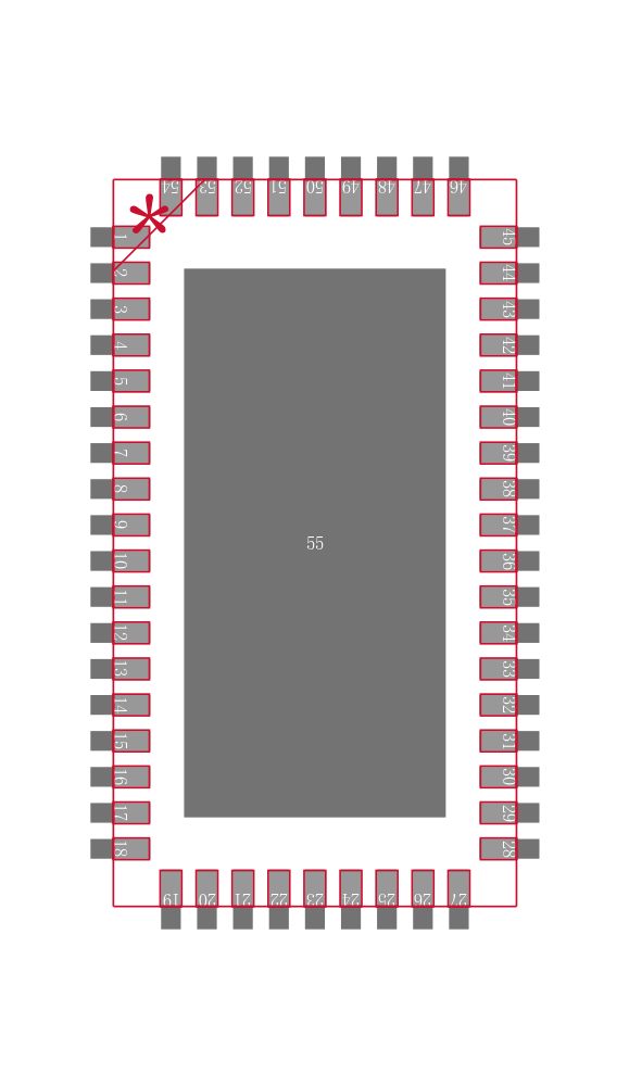 DS80PCI800SQE/NOPB封装焊盘图