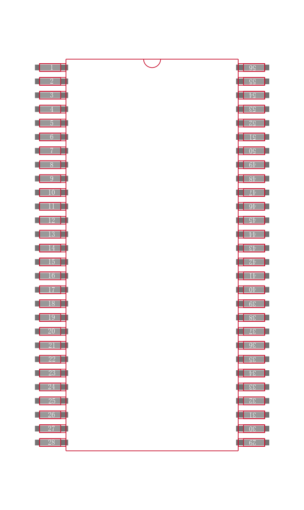 DS90CR283MTD/NOPB封装焊盘图
